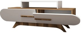 Rose Walnut White TV-asztal