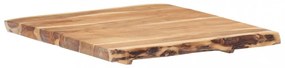 tömör akácfa asztallap 58 x (50-60) x 3,8 cm