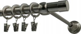 Fém Függönykarnis 19mm MIX Nikkel Végek 200cm galvanizált
