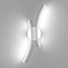 Fali lámpa Comely Fehér Integrált Led fényforrás 18W