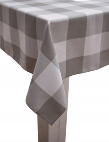 Abrosz Dekoratív Kockás Fehér-szürke Grafit 140X200