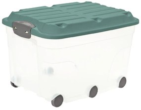Műanyag tárolódoboz fedéllel Roller - Rotho