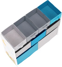 Rendszerező/Polcállvány játékokhoz, sokszínű/minta, DARLING TYP 2