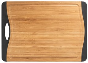 Csúszásmentes bambusz vágódeszka, 33 x 23 cm - Wenko