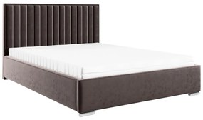 St4 ágyrácsos ágy, sötétbarna (160 cm)