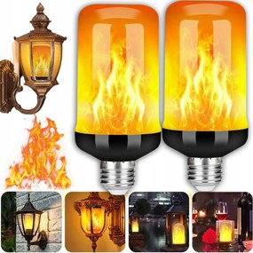 Led Izzó Lánggal, Lánglámpa 2x Lánghatású Izzó