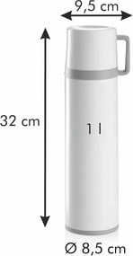 Tescoma CONSTANT CREAM termosz bögrével, 1 l, 1 l