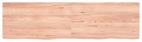 világosbarna kezelt tömör tölgyfa asztallap 180x50x(2-6) cm