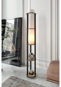 Állólámpa polcokkal NOTO 1xE27/40W/230V bézs/fekete