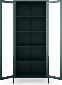 ANGELO vitrin, 800 x 1850 x 450 mm, Modern: palackzöld