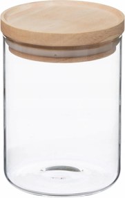 Üvegtartály Fa Dugóval 600 ml