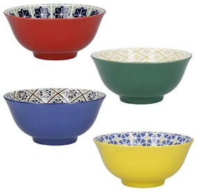 4 db-os kerámia tál készlet, ø 15 cm - Kitchen Craft