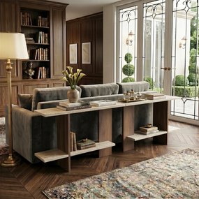 Essenziale - Travertine, Walnut