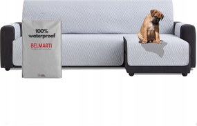 Ágytakaró vízálló kanapé sarokvédő teflon szürke 200 cm jobbos