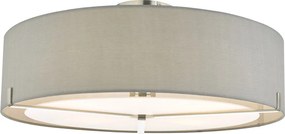 DAR LIGHTING SAN5339 SANTINO Ernyős Mennyezeti Lámpa Szatén Króm E27 IP20