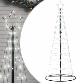 hideg fehér LED karácsonyfa 200 LED 182 cm