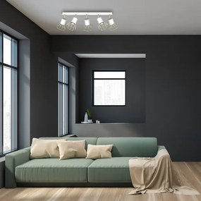 Spotlámpa DANTE 5xGU10/25W/230V fehér/arany