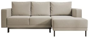 Sarokkanapé Rodriguez mini (J) (közepes bézs + fekete). 1099548