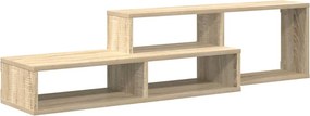 vidaXL FaliTVÁllvány 120x25x28,5cm Faanyag