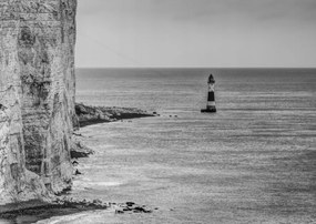 Poszter 59,4x42cm Beachy Head és világítótorony, Assaf Frank