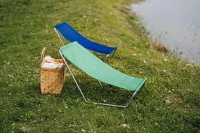 Összecsukható tengerparti napozóágy SAND, zöld