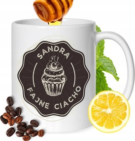 Bögre Szandra Barátnőknek Ajándék Nyomtatott Fehér 330ml