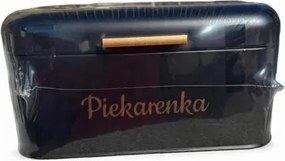 Smukee Fém kenyértartó ''pékség'' fekete színben
