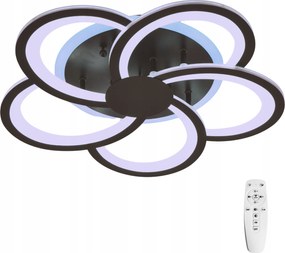 Modern Függő Mennyezeti Lámpa fekete Rgb Csíllár Led Plafon Távirányító