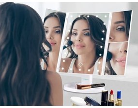 Beper - Sminktükör LED-világítással 4xAAA/5V