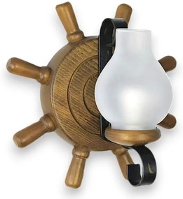 Brilagi - Fali lámpa TIMONA 1xE14/40W/230V bükkfa/dió