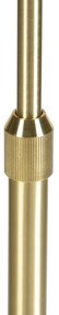 Állólámpa arany/bronz rózsaszín bársony búrával 40/40 cm - Parte