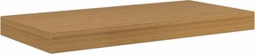 vidaXL Falpolc Falra szerelhető tárolóval Bézs 50 x 23 x 4 cm Faanyag