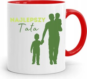 Piros Bögre Apának A Legjobb Apa nyomtatott fényképpel