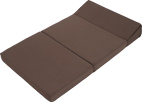 Összecsukható matrac/fotel, 2v1, barna Taupe, VEDIS
