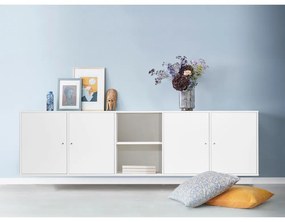 Fehér függő könyvespolc 220x61 cm Mistral – Hammel Furniture