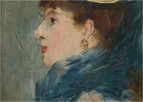 Kép - Edouard Manet, Portrait of a Lady, reprodukciók (70x50 cm)