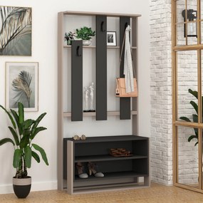 Előszobafal Chester - Light Mocha, Anthracite