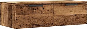vidaXL antik fa színű szerelt fa faliszekrény 68 x 30 x 20 cm