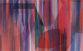 Fotótapéta Flizelina Nappali és Hálószoba Irodába Szivárvány csíkok 416x254 Ragasztó