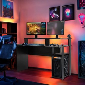 Gamer PC asztal Regocijo (fekete) . Akció -25%. 1118879