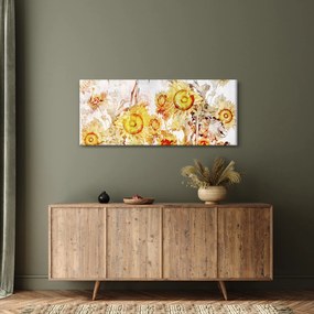 Kép - Napraforgó, festmény (120x50 cm)