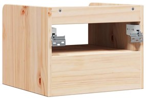 Éjjeli asztal 2 pcs Barna 38 x 36 x 29.5 cm Tömör fenyőfa
