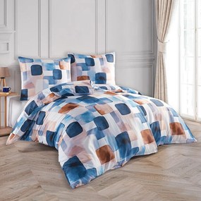BedTex Satin ágynemű Echo, 160 x 200 cm, 2 x 70 x 80 cm, 160 x 200 cm, 2 db 70 x 80 cm