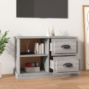 szürke sonoma színű szerelt fa TV-szekrény 73x35,5x47,5 cm