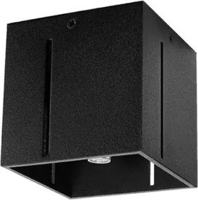 SOLLUX SL-0400 PIXAR Kocka Mennyezeti Lámpa Fekete G9 IP20