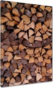 Vászonkép 70x100 Kandalló fa