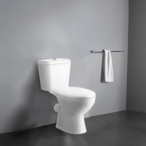 Hátsó kifolyású monoblokkos WC – Cleano WC soft close ülőkével