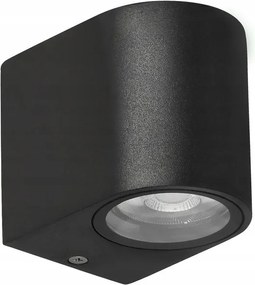 Lobelia kerti lámpa homlokzati lekerekített 9,4x8cm fekete 1x35W GU10 IP4