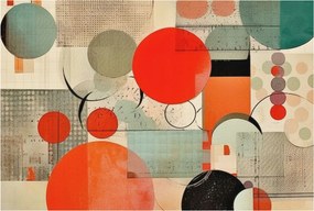 Fali fotótapéta Étkezőbe Színes absztrakt 104x70 Ragasztó