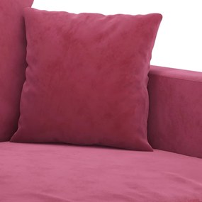 vidaXL bordó bársony kanapéfotel 60 cm